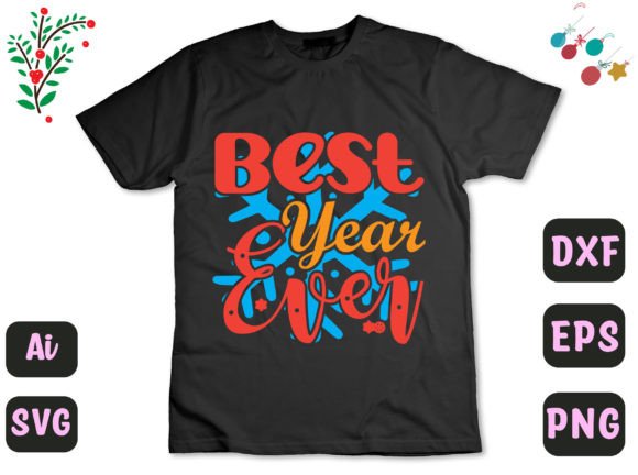 A Graphic Designer's Review: Best Year Ever 1234 for T-Shirt Graphics