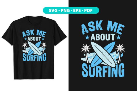 A Surf T-Shirt Design Asset for Creative Branding