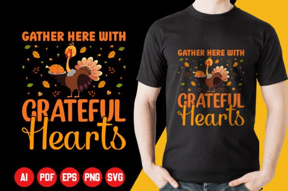 A T-Shirt Graphic for Grateful Thanksgiving Designs