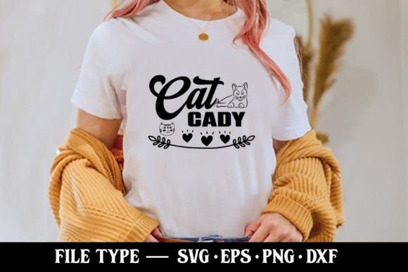 An SVG Cat Design for Cricut Crafting and T-Shirt Graphics