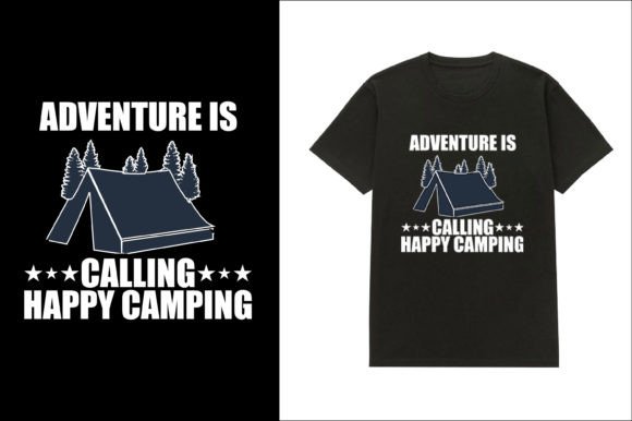 Camping T-Shirt Design 09: A Graphic for Outdoor Branding