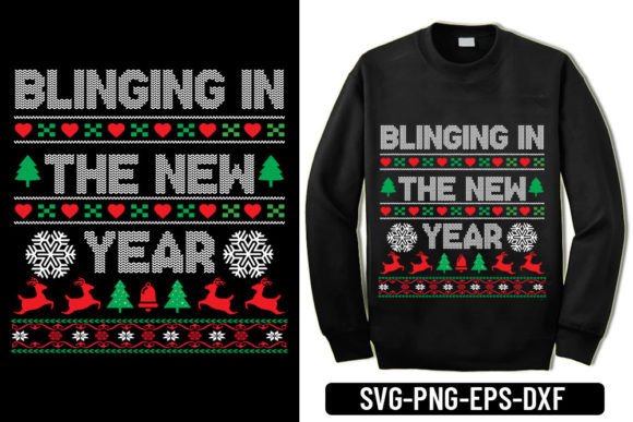 Evaluating the Ugly Sweater New Year Design for Embroidery