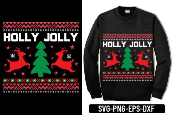 Holly Jolly Graphics for Festive T-Shirt Designs