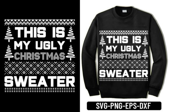 Ugly Christmas Sweater Graphics for T-Shirt Designers